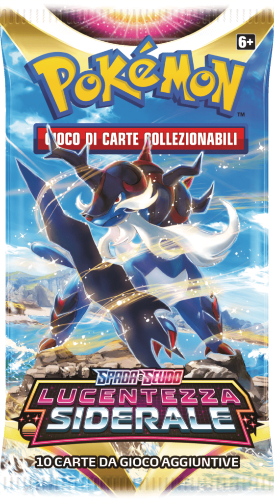pokemon lucentezza siderale pacchetto pack ita