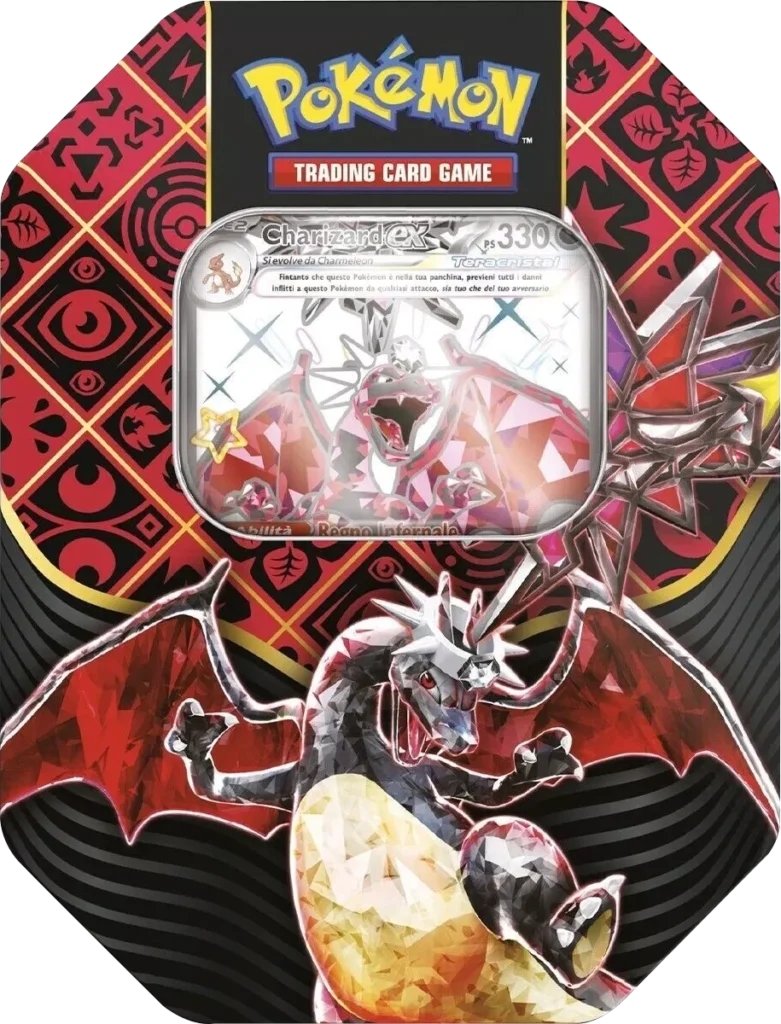 pokemon tin charizard destino di paldea ita