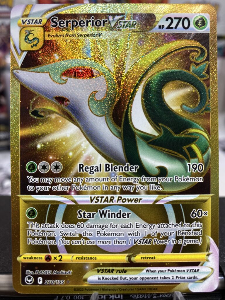 pokemon serperior vstar 210 tempesta argentata carta singola eng