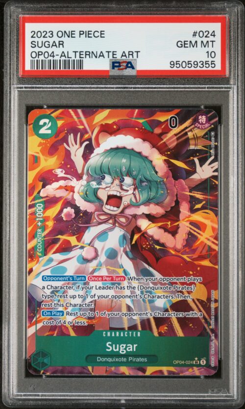 one piece sugar op04-024 sec psa 10 eng