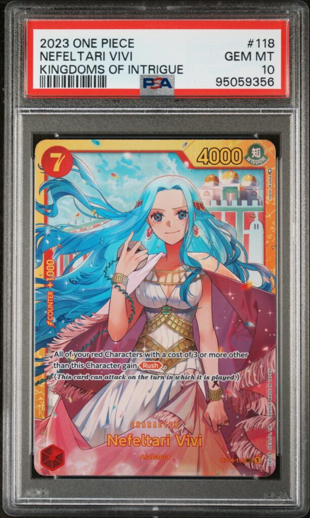 one piece vivi op04-118 sec psa 10 eng