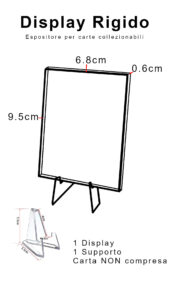 display acrilico per carta singola espositore preview misure