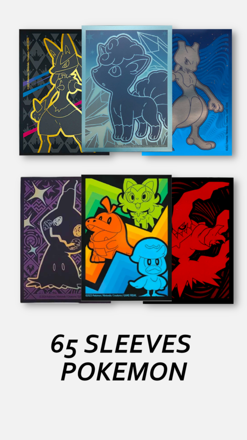 sleeves pokemon set allenatore fuoriclasse 65 pezzi 1 pack preview