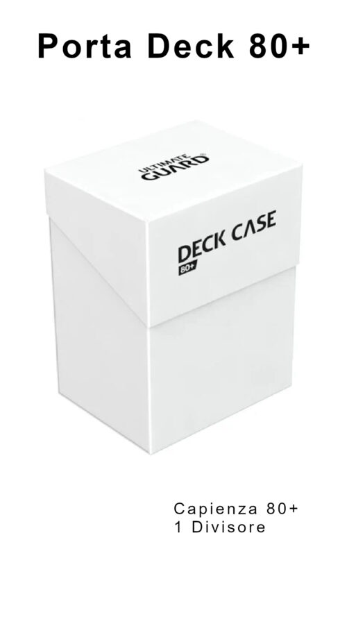 ultimate guard deck box 80+ bianco preview
