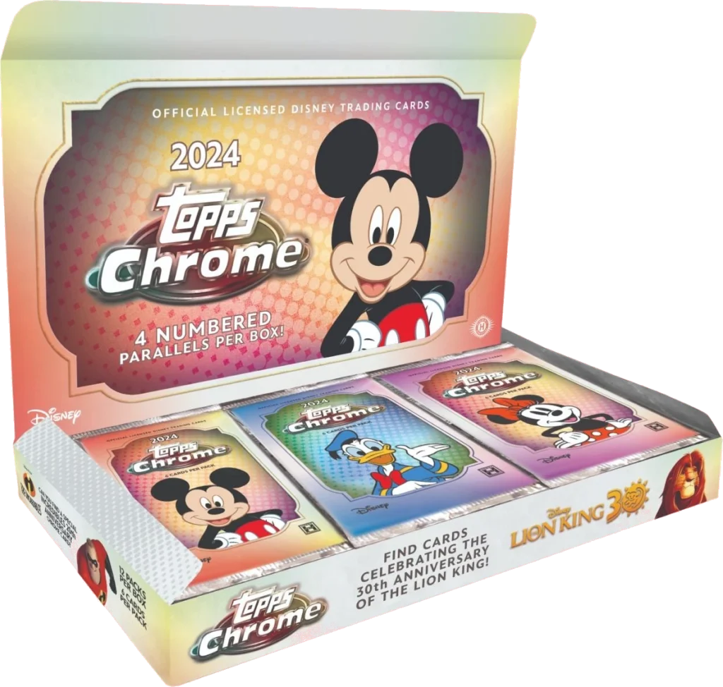 topps disney chrome hobby box 2024 eng