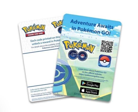 pokemon go code card carta codice ita