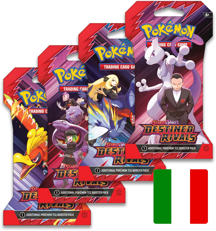 pokemon rivali predestinati double sleeved artwork completa ita