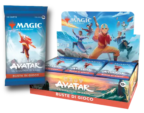 magic airbender box and pack ita